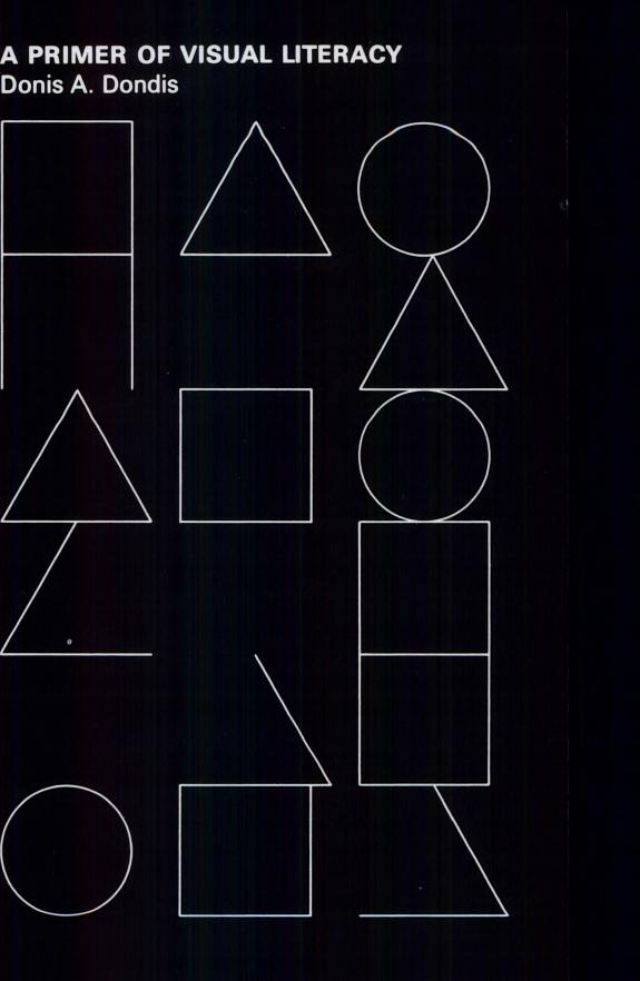 Cover of A Primer of Visual Literacy