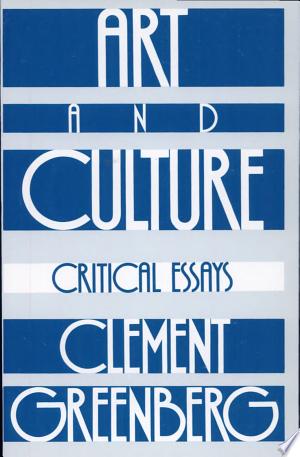 Cover of Art and Culture: Critical Essays