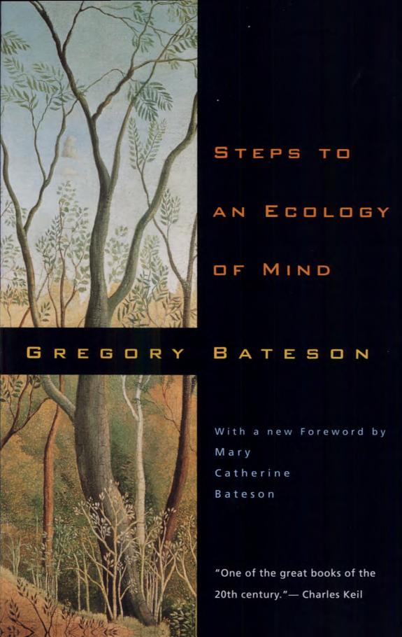 Cover of Steps to an Ecology of Mind