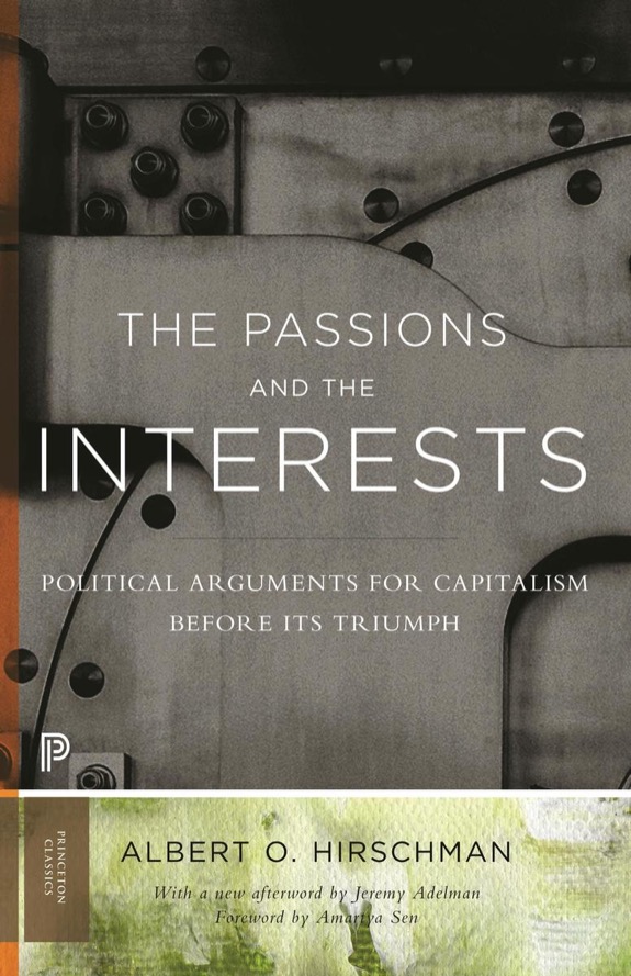 Cover of The Passions and the Interests